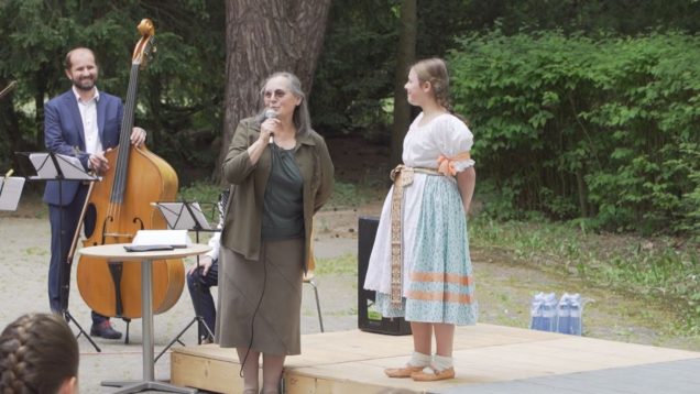 Počas koncertu v muzeálnej záhrade sa predviedli finalisti detskej speváckej súťaže