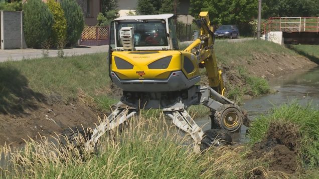 Sklabinský potok čistili od náplavových usadenín a náletovej vegetácie