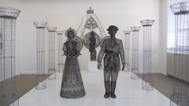 V priestoroch SNM je v súčasnosti inštalovaná výstava majstri drôtu